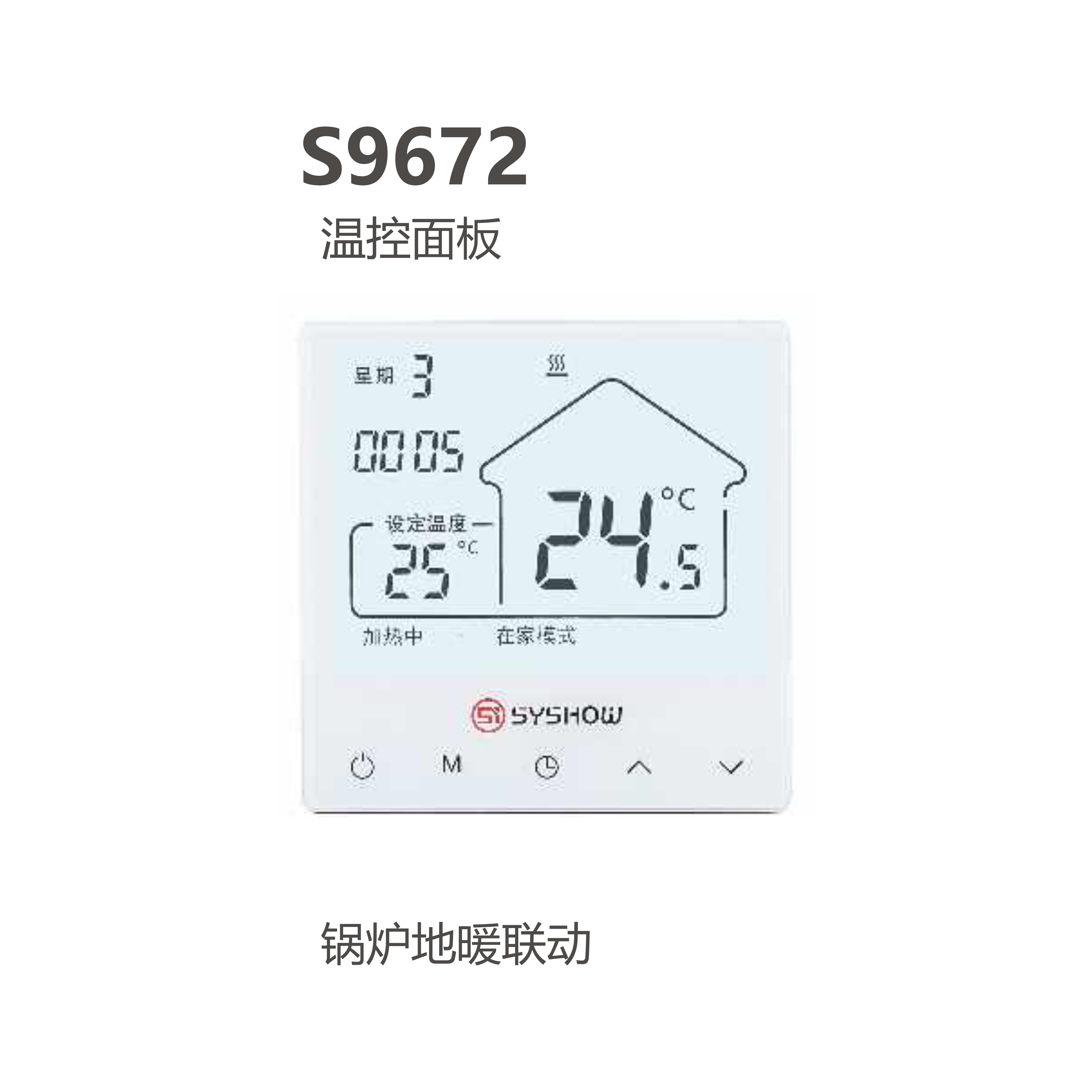尚億 S9672 溫控面板